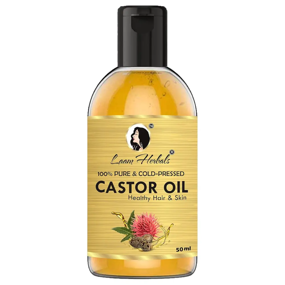 Laam Herbals Erand Ka Tel (Castor Oil) Organic Cold Pressed Oil
