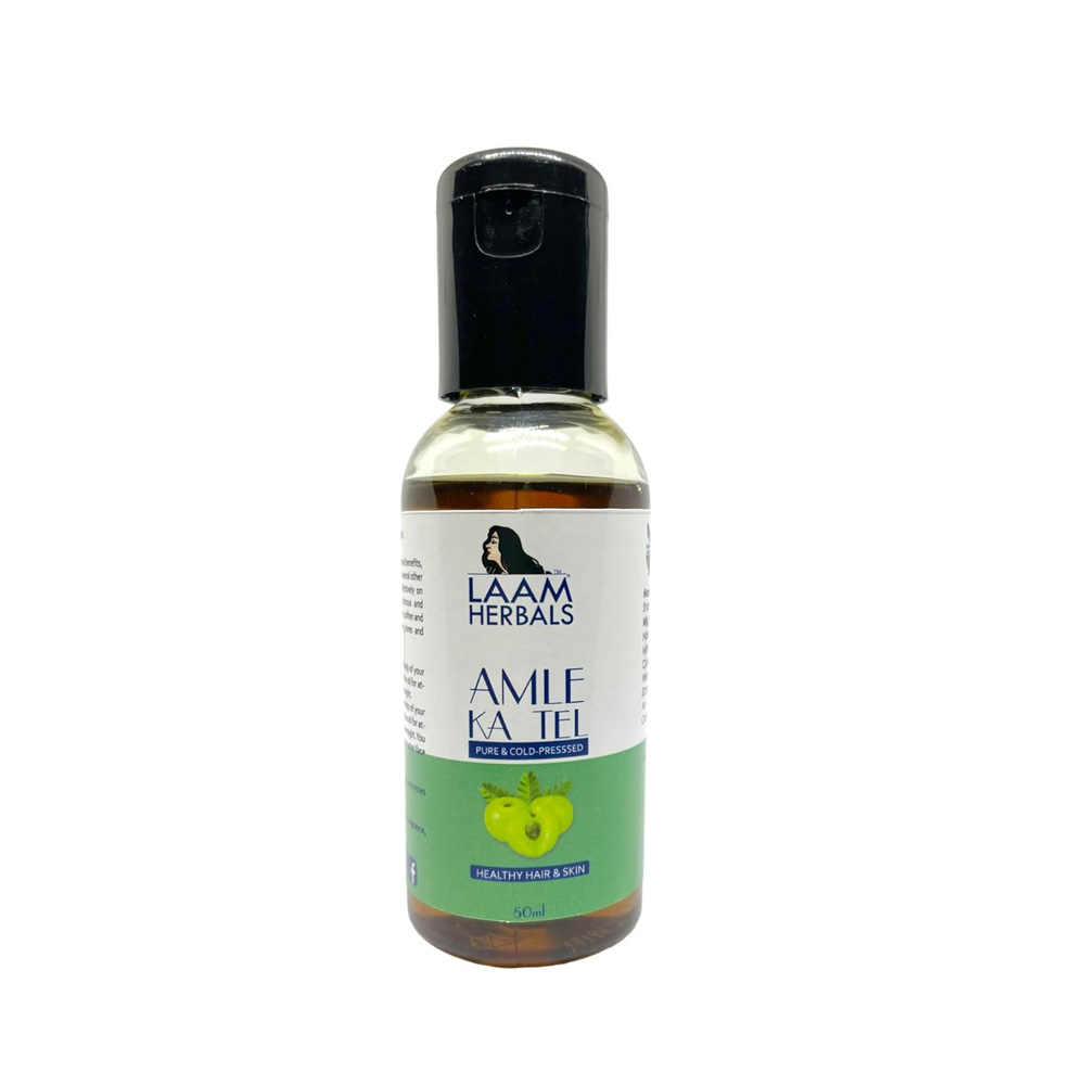Laam Herbals Organic Amla Ke Tel (Amla Fruit) Cold Pressed Oil