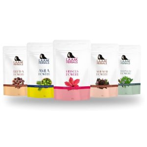 Laam Amla, Reetha, Shikakai, Bhringraj & Hibiscus Powder