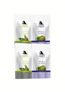 Laam Herbals Henna (Mehndi) & Indigo Powder (Combo Pack)